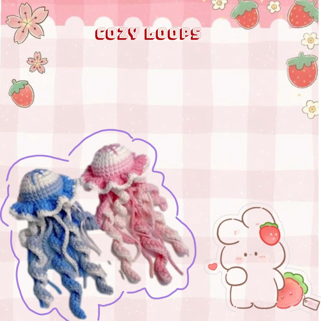 Mcs khóa bạch tuộc COZY LOOPS dễ thương handmade