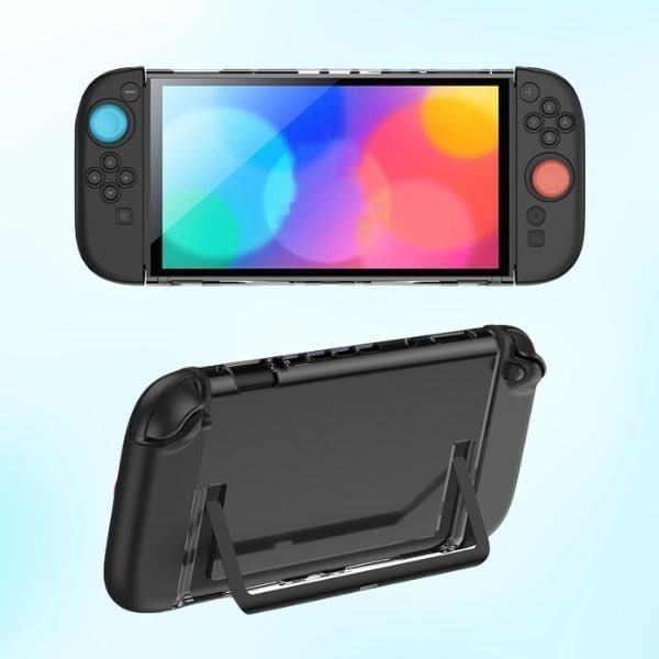 ỐP BẢO VỆ CỨNG KÈM CASE SILICONE JOY-CON NINTENDO SWITCH 2 - BLACK IINE L1090 CHÍNH HÃNG IINE
