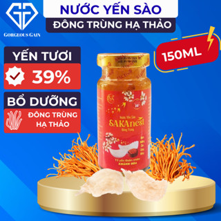  01 lọ Tổ Yến Chưng Đông Trùng Hạ Thảo SAKANEST 39% tươi Khánh Hòa 150ml 