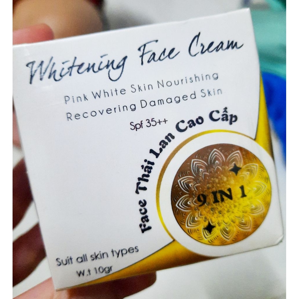 [Date T10/2025] Kem Face Thái Lan Cao Cấp - Whitening Face Cream SPF 35++ 10g