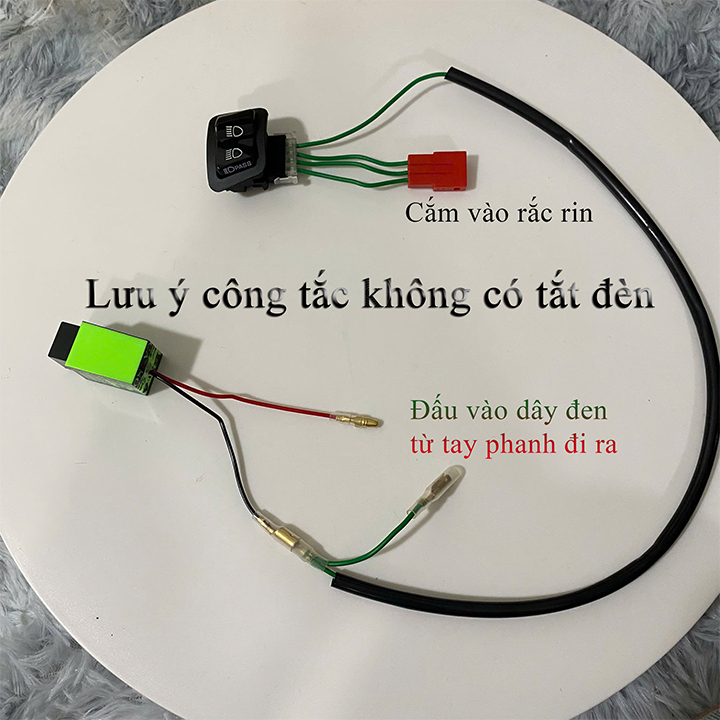 Công Tắc Passing/Auto Passing Nháy Pha Lắp Cho Các Dòng Xe Như Wave A 110, Rsx 110, Vision
