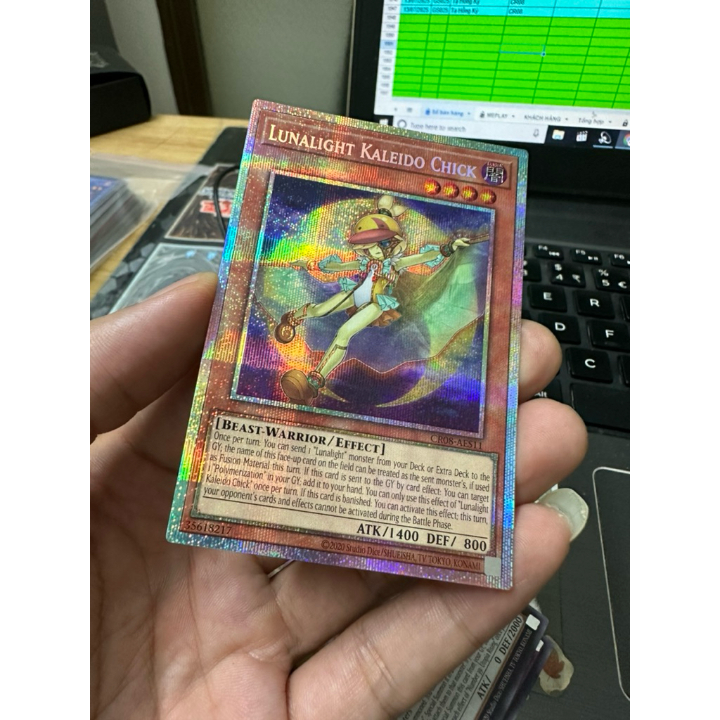 [ 20250713 ] Thẻ bài Yugioh Lunalight Kaleido Chick CR08-AES11