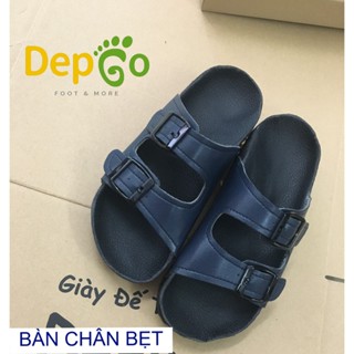 Dép 2 khoá- Hỗ trợ Bàn Chân Bẹt (Navy Đậm)
