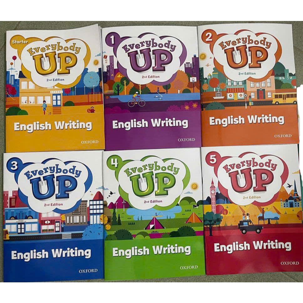 Vở viết Everybody Up bản 2nd - level starter 1, 2, 3, 4, 5 (tùy chọn)