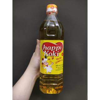 Dầu ăn cao cấp Happi Koki chai 1 lít