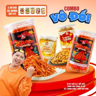 COMBO VÔ ĐỐI : 2 HŨ TĂM CAY + 2 HŨ ĐÙI GÀ VỊ BẤT KÌ