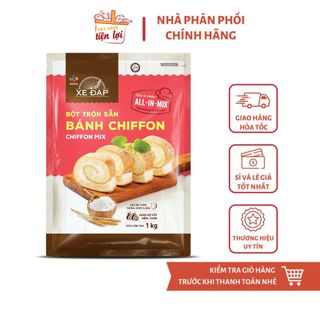 Bột trộn bánh bông lan Chiffon CJ Xe Đạp Túi 1Kg
