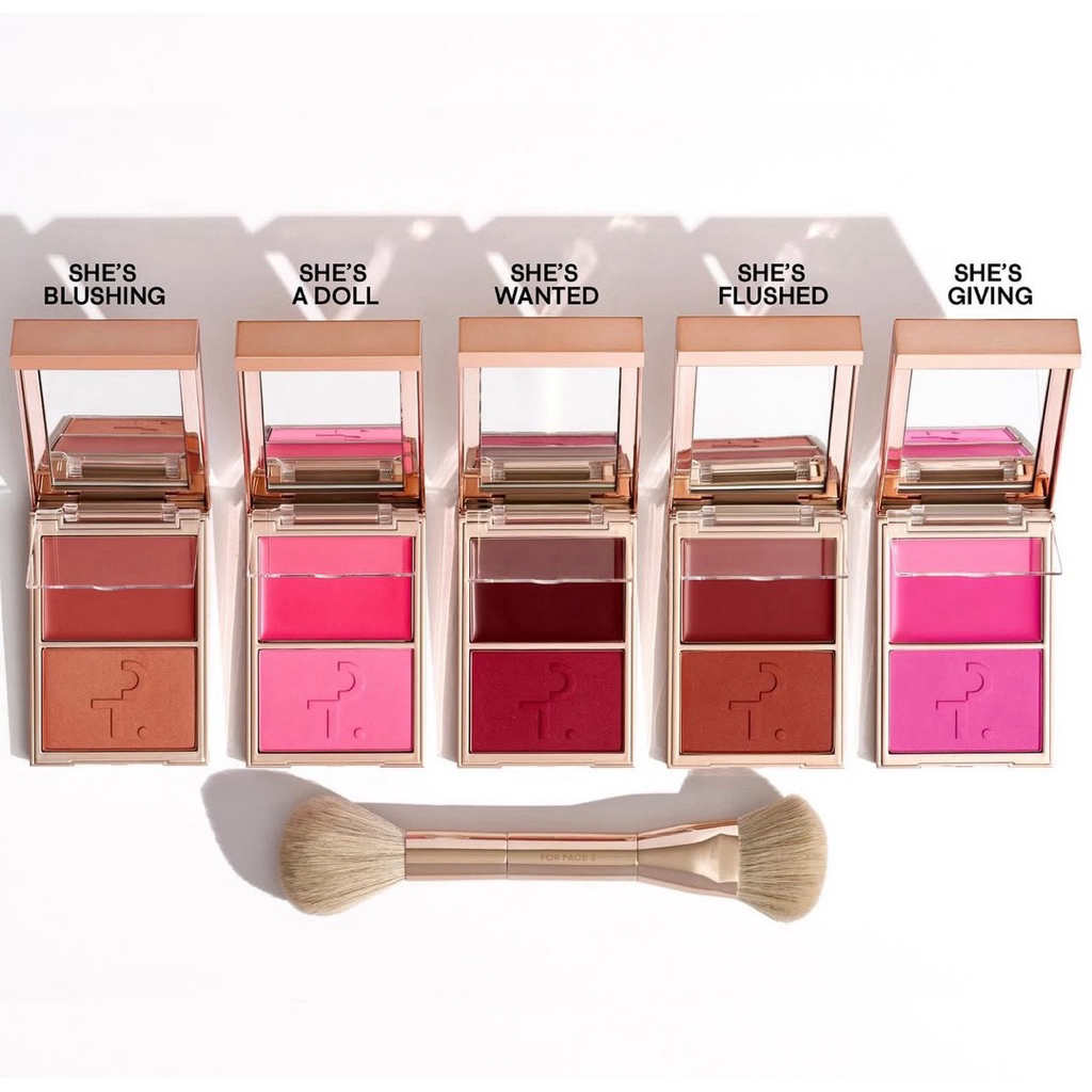 [Bill US] Má hồng Patrick Ta Major Headlines Double-Take Crème & Powder Blush Duo