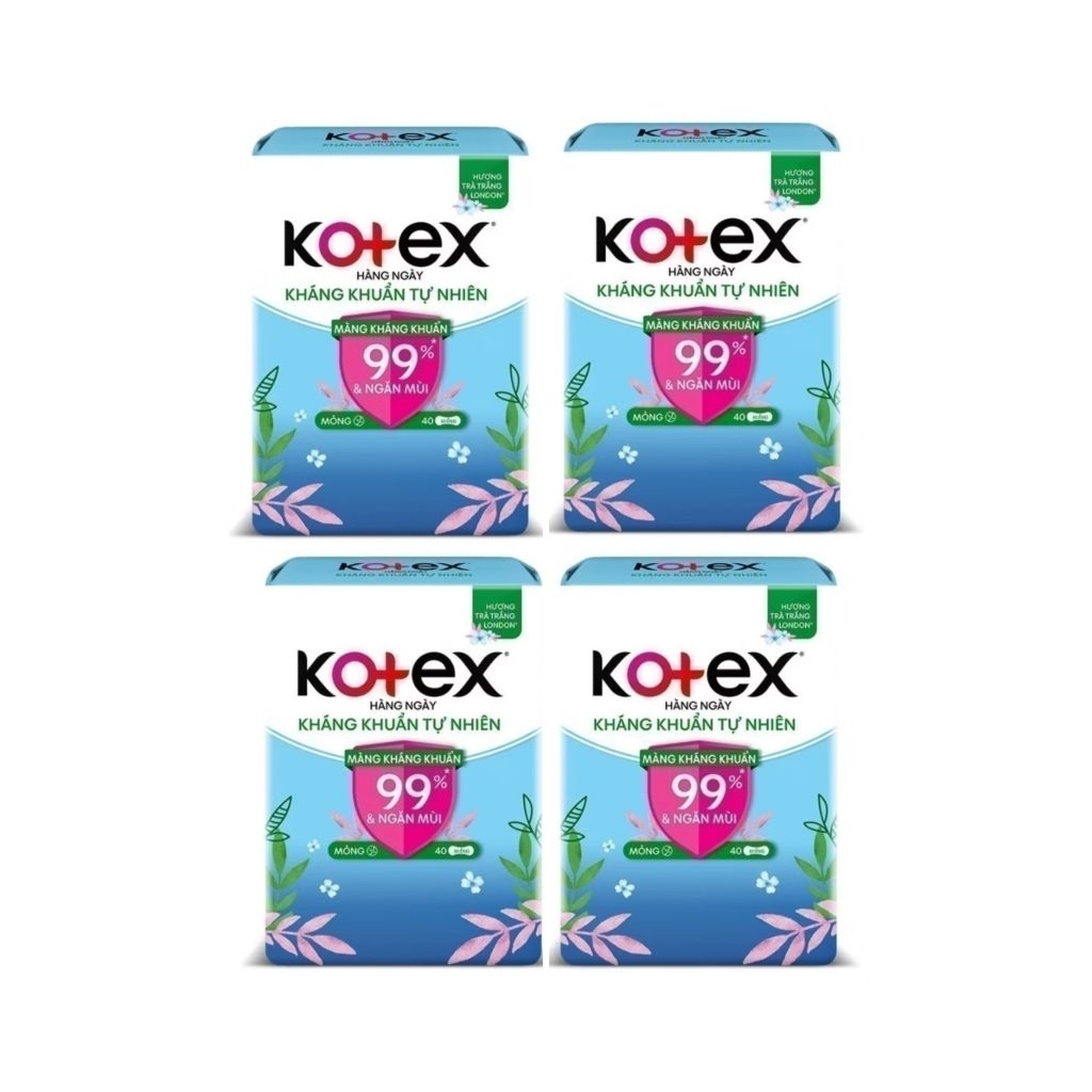 (+28m) Băng vệ sinh Kotex hàng ngày 40 miếng (0409)