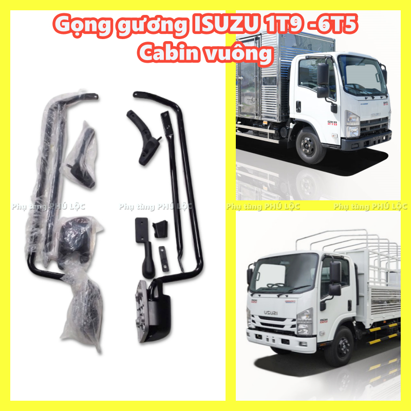 Gọng gương hậu xe tải ISUZU ĐẦU VUÔNG 3T5 5T 6T5 NMR310 NPR400 NQR550 FRR650 loại tốt ( giá 1 bên)