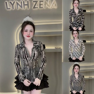 Áo Sơ Mi Nữ Hàn Quốc Dài Tay Form Ôm Sang Trọng, Chất Thun Co Giãn 4 Chiều, Thiết Kế Tôn Dáng LYNH ZENA S99