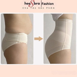 Quần Lót Nữ Đúc Su Hỗ Trợ Gen Nịt Bụng Chống Cuộn Định Hình Eo Thon Ôm Sát Tàng Hình Hees1538