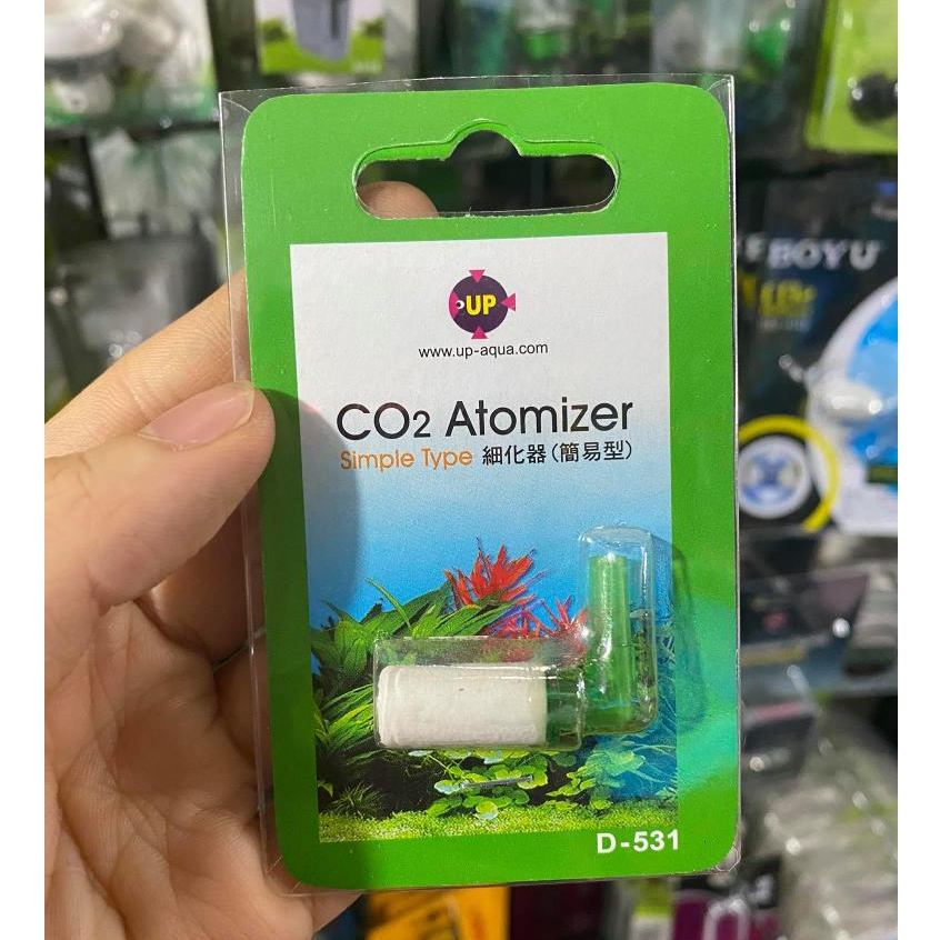 Quả sủi CO2 UP Aqua D-531 sủi đều cho bể thủy sinh/mini, kiểm soát bọt khí, tối ưu quang hợp cây thủy sinh