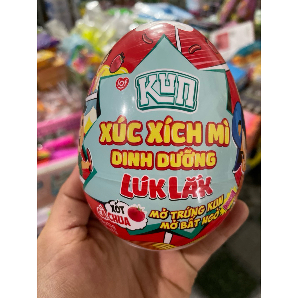 Xúc xích mì dinh dưỡng lúk lắk Kun