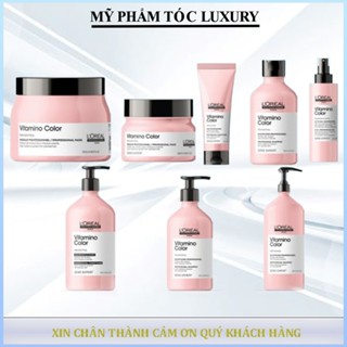  Dầu gội xả giữ bền mầu tóc nhuộm Loreal Vitamino color 1500ml-750ml 