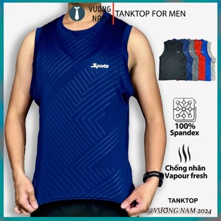 Áo BIG SIZE ba lỗ tanktop nam sát nách kiếu dáng thể thao vải thun lạnh vân VNO70 