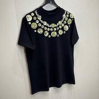 Áo phông Hottrend ĐỒNG XU VÒNG CỔ in 5D cổ tròn boy phố,áo thun cộc tay boy phố form rộng nam nữ mặc đơn đôi nhóm