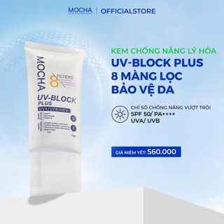 Kem Chống Nắng MOCHA Derma SPF 50 PA+, Nâng Tone Phục Hồi Bảo Vệ Da Khỏi Tia UVA Và UVB 50g