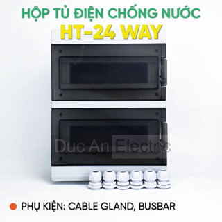  Hộp tủ điện chống nước IP65 SHT-24 WAY nhựa cao cấp ABS chống chịu va đập và thời tiết khắc nghiệt 