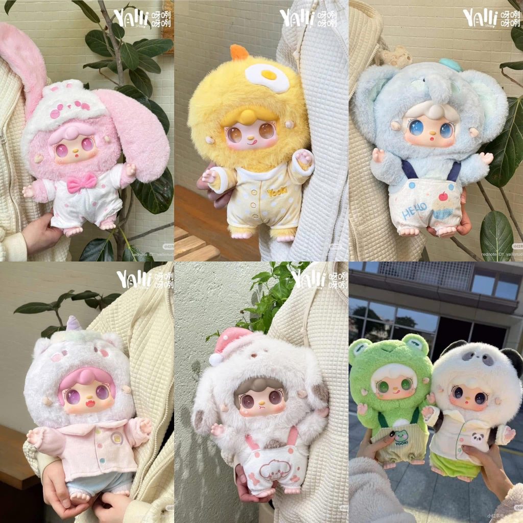 Blindbox Yooki 400% Động Vật - Thỏ,Gà, Ếch, Gấu Trúc (Panda) trang trí phòng, nơi làm việc, quà tặng