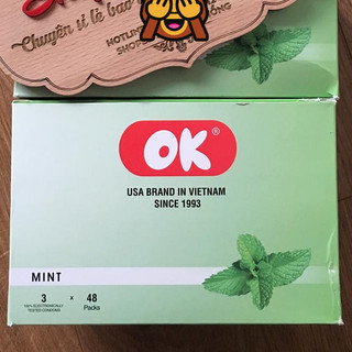Combo 144 cái bao cao su ok bạc hà