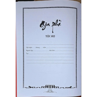 Sách - Gia phả dòng tộc - bìa cứng (tái bản)