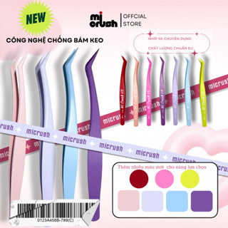   Hàng chuẩn  Nhíp Chống Dính Keo Mi Crush VN Nhíp Không Dính Keo - Nhíp Chống Bám Keo Chống Rỉ Sét & Trơn Nhíp Gắp Mi 