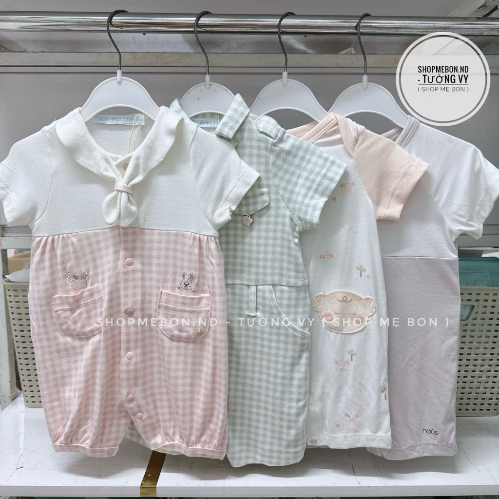 [ Nous ] Body Nous Cộc tay - Bộ Liền Thân Cho Bé Trai Bé Gái