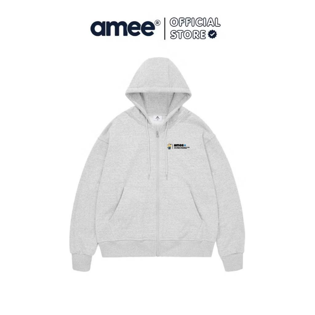 Áo Hoodie Zip Amee Minions , Áo Khoác Nỉ Form Rộng Unisex Nam Nữ Mặc Đẹp | BigBuy360 - bigbuy360.vn