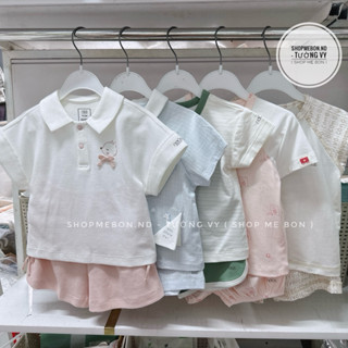 [ Nous ] Bộ Nous cộc tay mềm mát, thầm mồ hôi cho bé trai bé gái