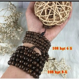 tràng 108 hạt gỗ mun công Giá sỉ rẻ