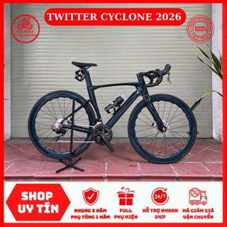 Xe Đạp Twitter Cyclone 2026 • Full Carbon 3K, phanh dầu 4 Piton, RS24 & 105