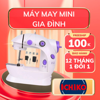 Máy May Mini Gia Đình Để Bàn ZUKA-Máy Khâu Mini Thiết Kế Nhỏ Gọn Dễ Sử Dụng ICHIKO BH 12 Tháng