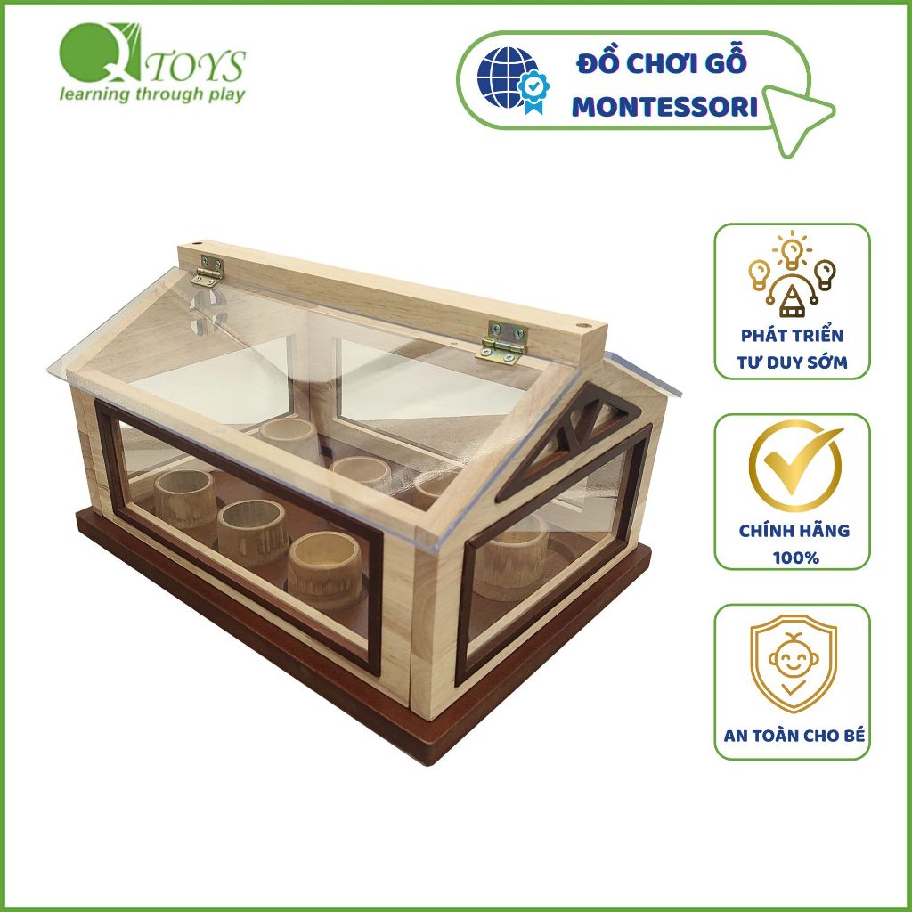 Nhà Kính Trồng Cây Cho Bé QTOYS SKU273 -