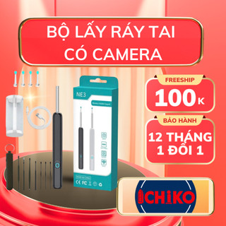 Dụng Cụ Lấy Ráy Tai Có Camera Thông Minh- Hình Ảnh Sắc Nét, Điều Khiển Qua App BH 12 Tháng