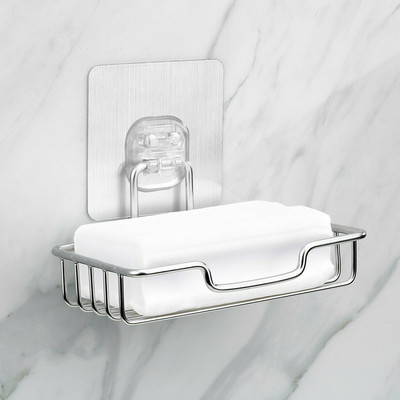 Kệ Đựng Xà Bông INOX Dán Tường Gạch Men Hoặc Khoan - OENON