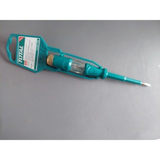 Bút thử điện cao cấp TOTAL,  chiều dài 140mm, dùng để kiểm tra nguồn điện trong phạm vi từ 100V~500V