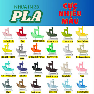  Nhựa in 3D PLA thuần dễ in PLA Filament cho máy in 3D in 3d mượt đẹp 