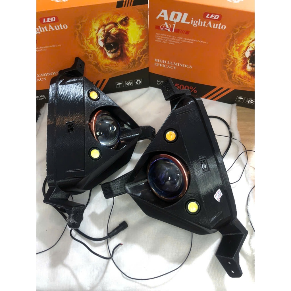 COMBO 1 CẶP BI GẦM A1 KÈM MẶT DƯỠNG IN 3D DÀNH CHO ELANTRA ĐỜI 2019 ĐẾN 2021. BI A1 3.0 INH 3 CHẾ ĐỘ