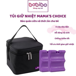 [KHÔNG KÈM ĐÁ ]Túi giữ nhiệt Mama’s Choice, Bảo Quản Lạnh Sữa Mẹ Đến 14 Giờ, Giữ Nhiệt Bình Sữa, Đựng và Giữ Ấm Đồ Ăn