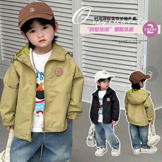  Áo khoác gió trẻ em PARKA lót lưới bé trai bé gái cho mùa thu đông phong cách Hàn Quốc năng động cá tính. 15-42kg  