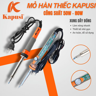 Mỏ hàn thiếc Kapusi Japan cao cấp nhiều lựa chọn công suất 50W - 80W, bảo hành 6 tháng, Mỏ hàn chì