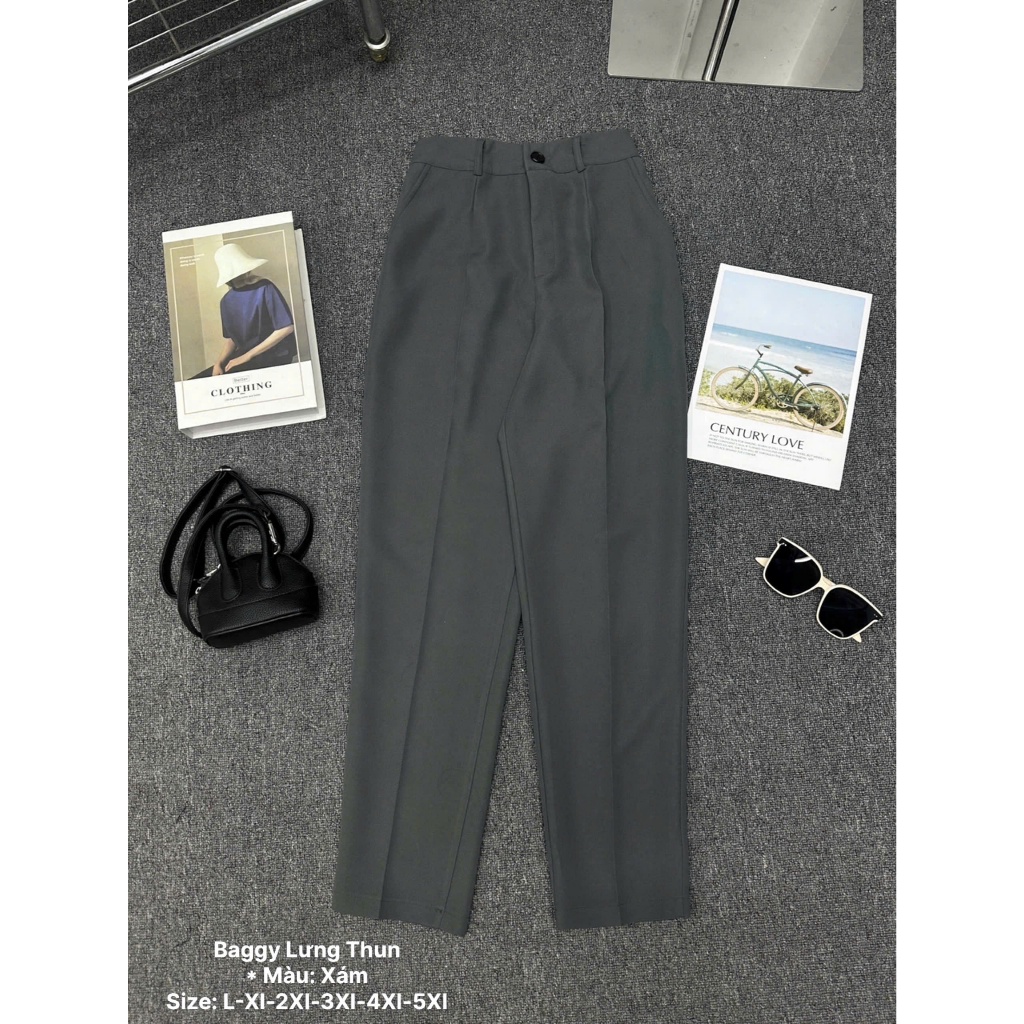 Quần Baggy Tây Nữ Bigsize 55–85kg Lưng Thun Cạp Cao Ống Rộng Che Khuyết Điểm BGTAY – 2KJeans | BigBuy360 - bigbuy360.vn