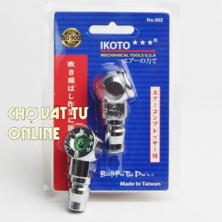 Đầu bơm hơi nhanh IKOTO dùng bơm lốp xe máy các loại chất lượng tốt sử dụng lâu dài 