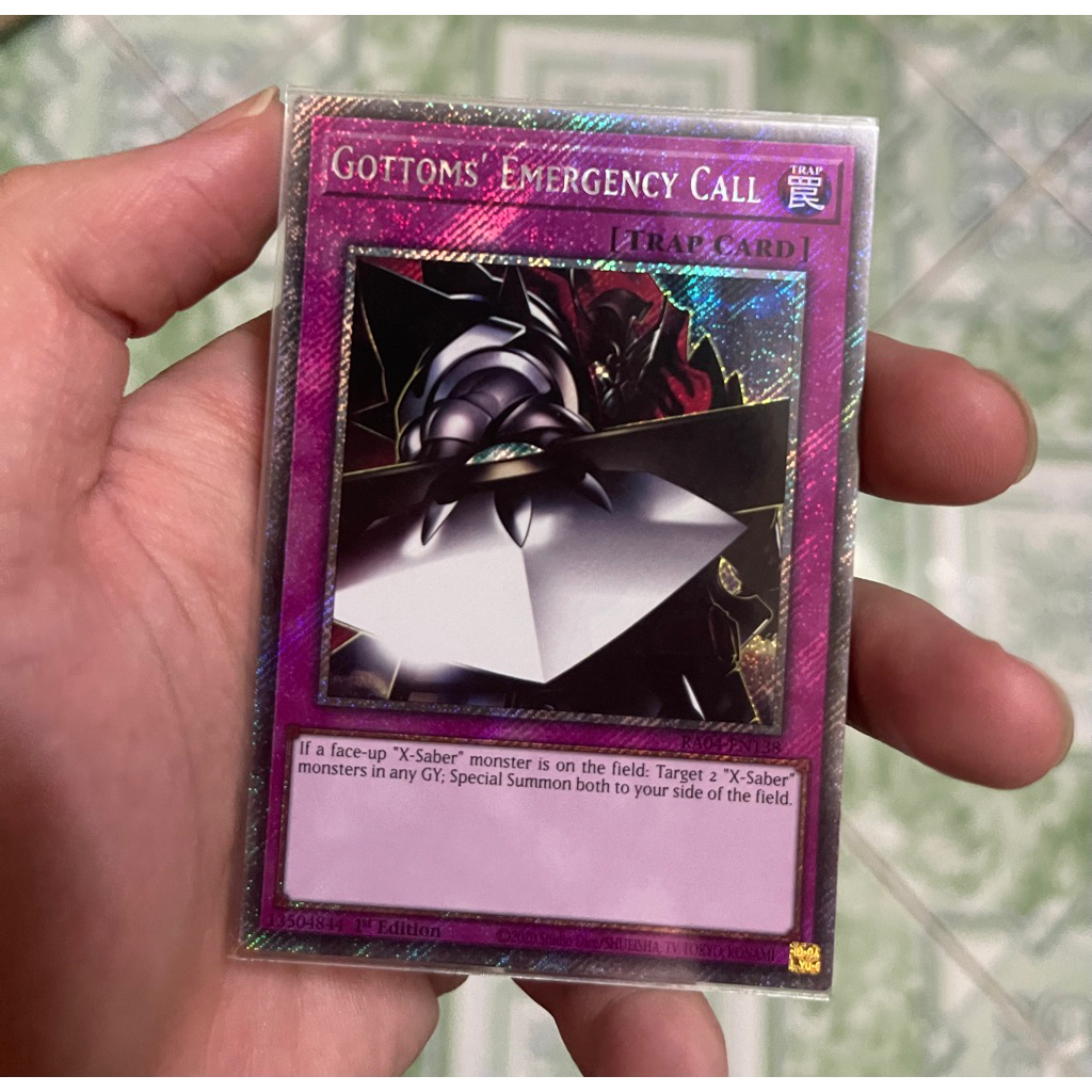Ada Yugioh Shop [TCG-UK] Thẻ bài Gottoms' Emergency Call - RA04-EN138 - Platinum Secret