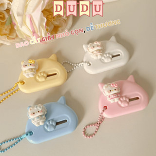 Dao cắt giấy, dao dọc giấy, unbox đơn hàng nhỏ gọn tiện lợi dễ thương DUDU