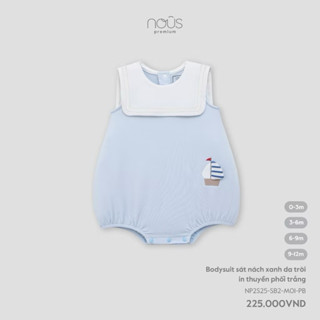 NOUS MỚI Bodysuit cộc sát nách dành cho bé trai/ bé gái