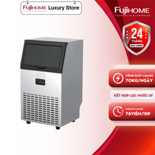 Máy làm đá FUJIHOME IM70C – Tích hợp lọc nước UF –  Đá sạch, tiết kiệm!