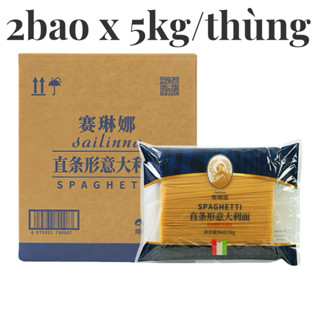 Giá Sỉ Thùng Mì Ý 10kg Spaghetti No.4 –Sailinna Chọn Lọc, Dai Ngon, Phù Hợp Cho Quán Ăn hsd2027