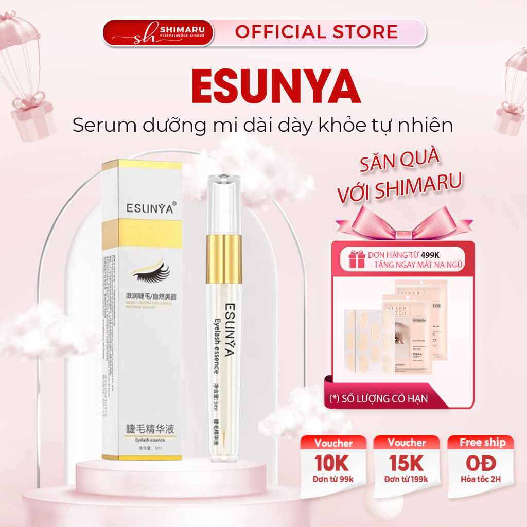 Tinh Chất Dưỡng Mi ESUNYA – Serum ESUNYA Nuôi Dưỡng Sợi Mi, Hỗ Trợ Dài Mi, Dày Mi & Cho Làn Mi Mềm M